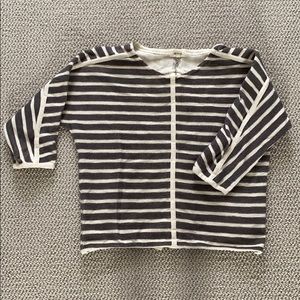 Madewell Striped Top 1/2 Sleeve XS